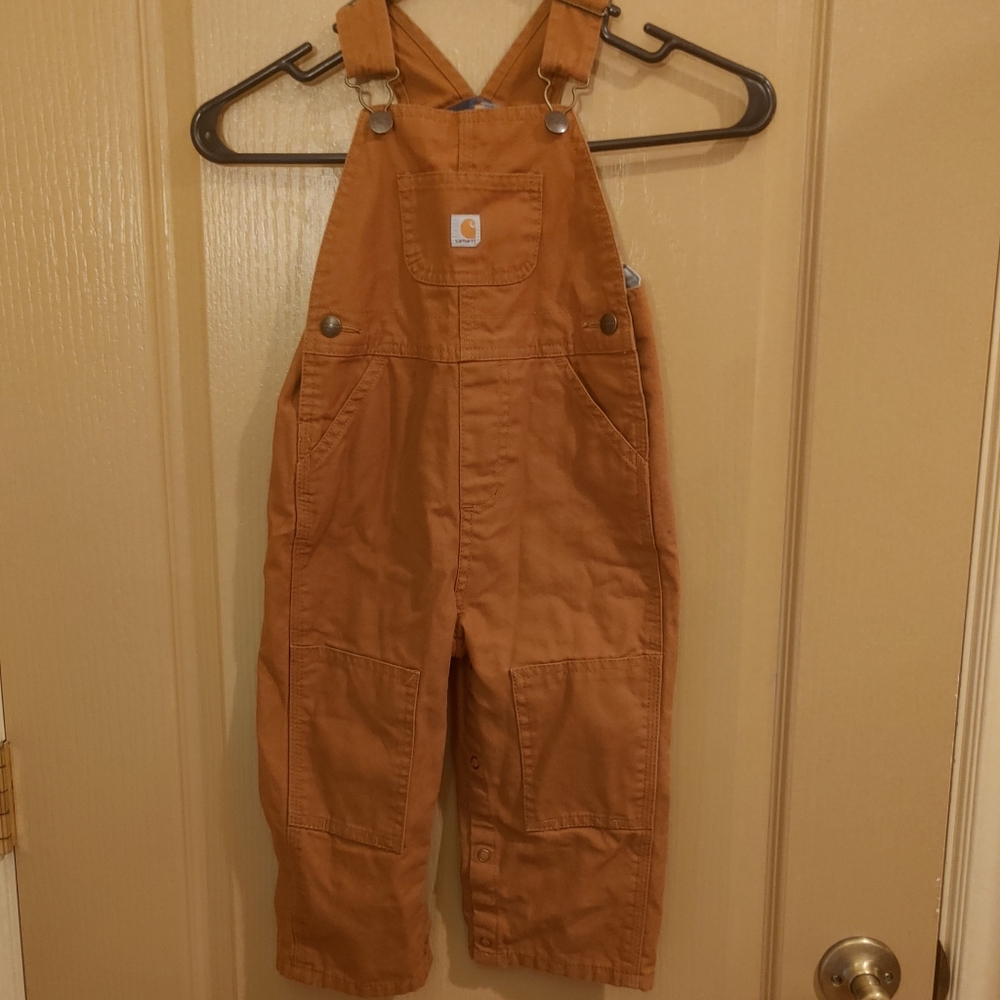 NEW carhartt overalls bib 24month